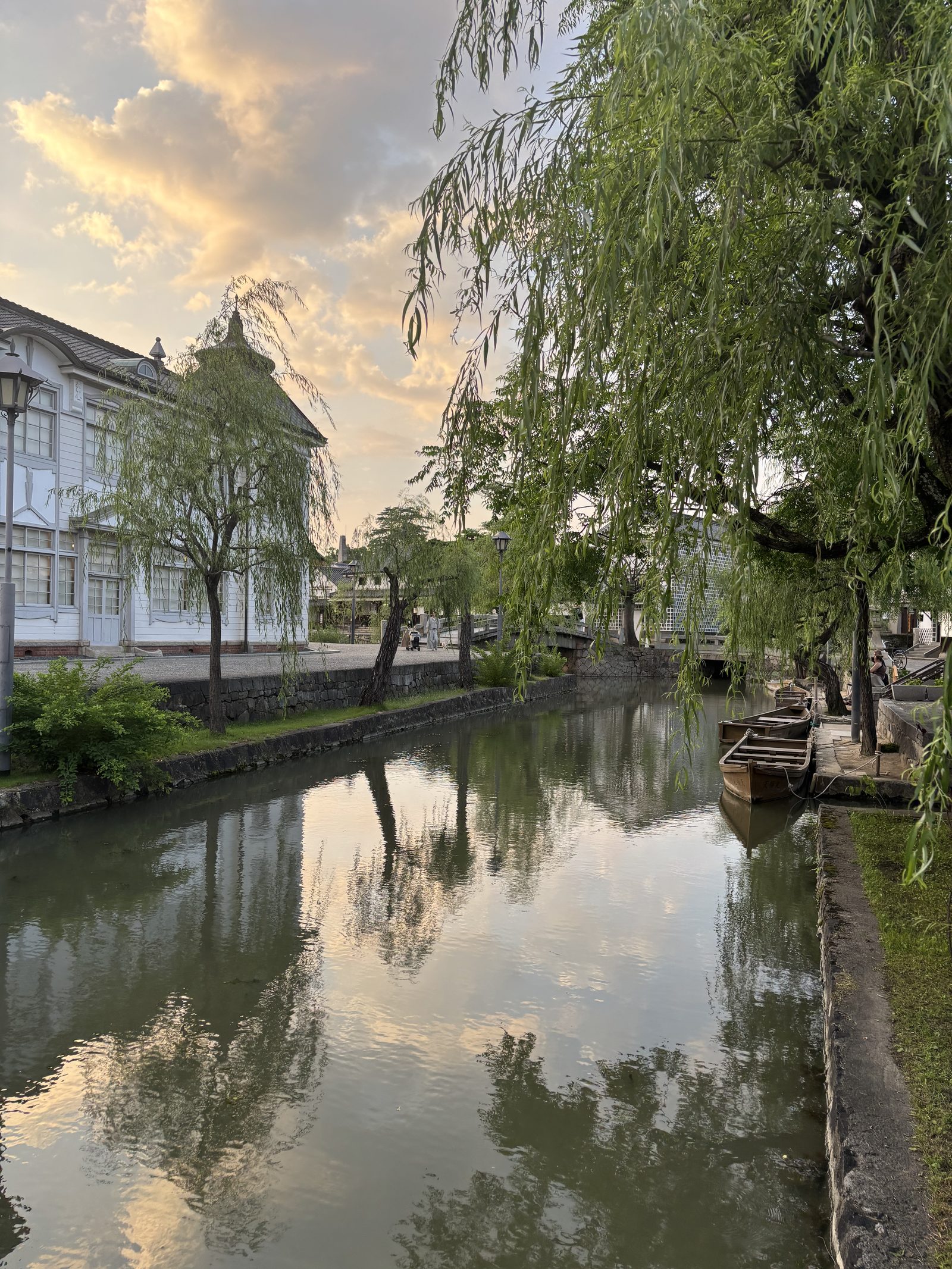 倉敷川の川辺